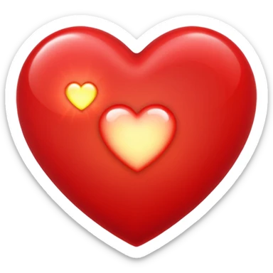 Corazon muy brillante sticker