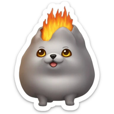 Volcan de pets sticker