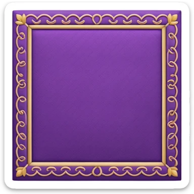 traditional patterned purple carpet sticker