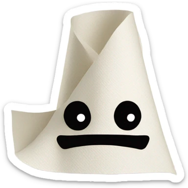 paper towels with hat sticker