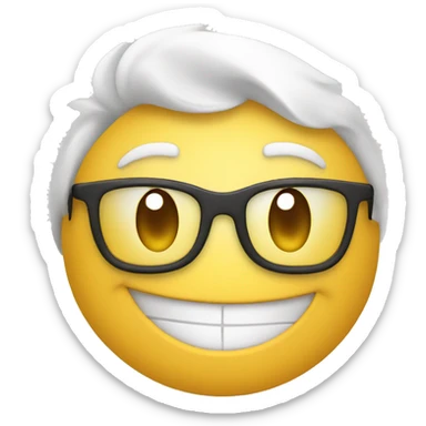 smiling emoji with thumbs up in it's no sticker