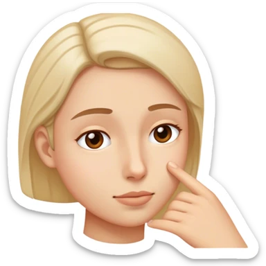 someone sighing a big sigh  sticker