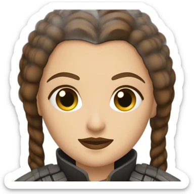 Padmé amidala guerrière sticker