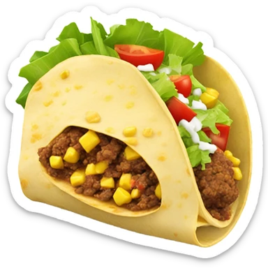 Taco sticker
