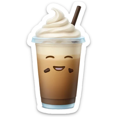 Iced latte sticker