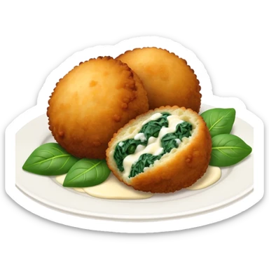 Ricotta and spinach arancini sticker