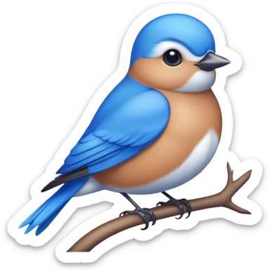 Bluebird sticker