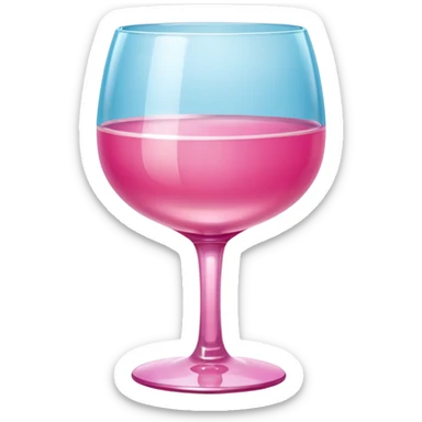  a barbie pink glass sticker