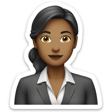 female businesswoman sticker
