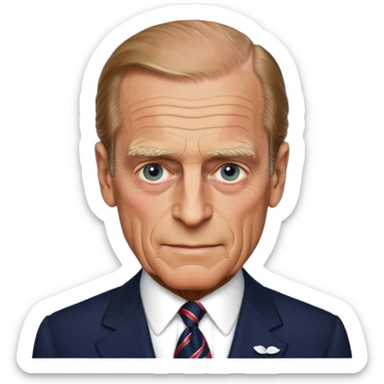 Prince philip sticker