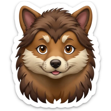 The dogs of war mink sticker