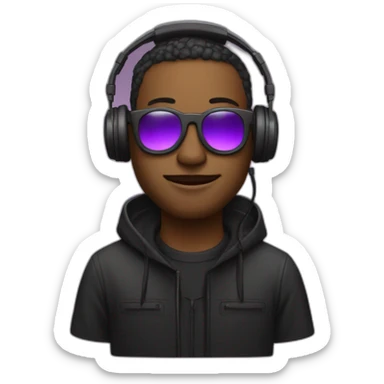 techno music producer rave sticker