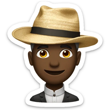 Vinicius with the hat sticker