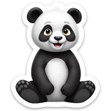 Panda bear  sticker