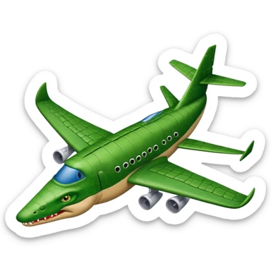 Bombordilo crocodillo with a plane body lead sticker