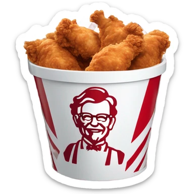 KFC bucket sticker