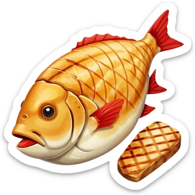 protein fish meat chicken sticker