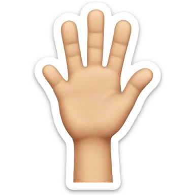 Hand making the word talent sticker