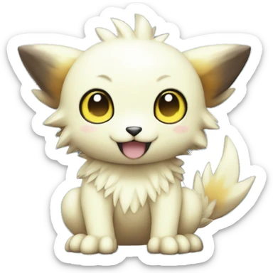 Kawaii cool Digimon-Fakemon-animal full body sticker