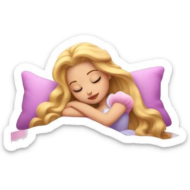Sleeping beauty sticker