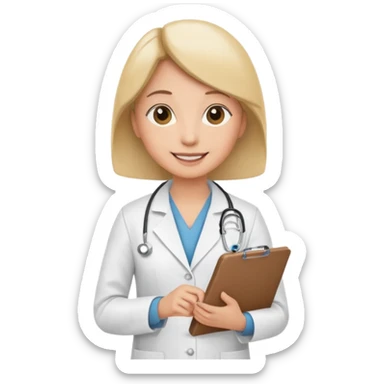 doctor repot result sticker