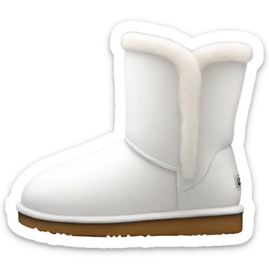 ugg boots white sticker