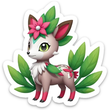 Meloetta-Shaymin-Skiddo-Pokémon-Fakémon-creature sticker