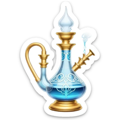 Pot  hookah sticker