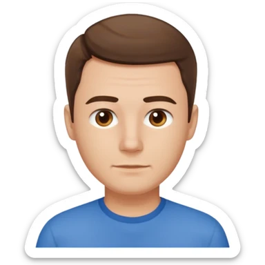 A man who look like hitler without mustache  sticker