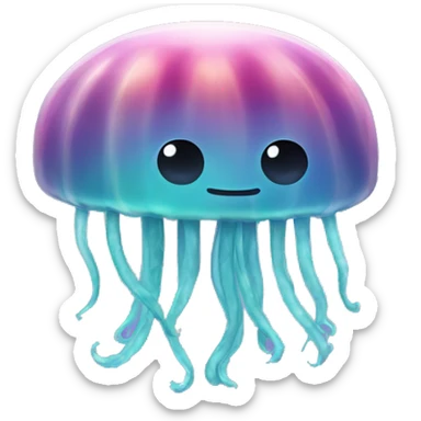 Jellyfish sticker