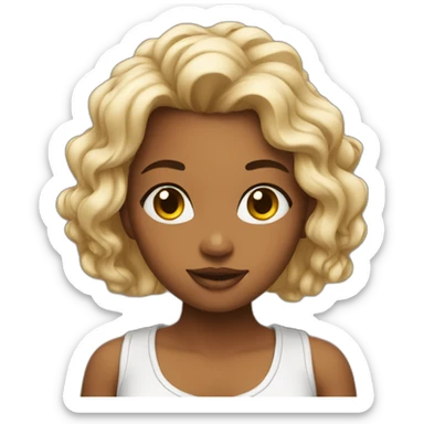 sensual girl sticker