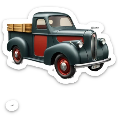 1951 Jowett Bradford pickup hot rod concept  sticker