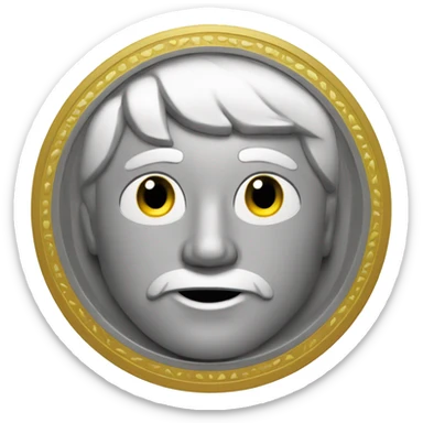 Moneda dorada  sticker