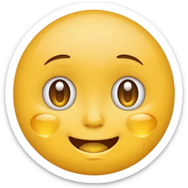 Round face emoji sticker  😂 - față cu lacrimi de bucurie sticker