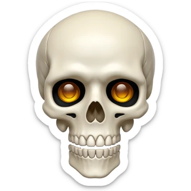 Gojo skeleton sticker