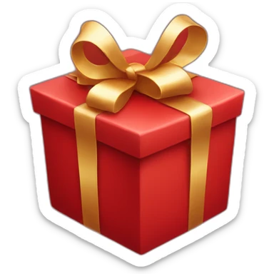 red present  sticker
