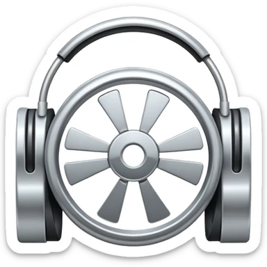 mac os icon metal mute no sound audio  🔇  sticker
