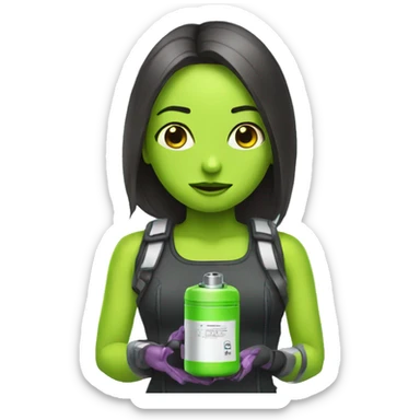 Gir with battery  sticker