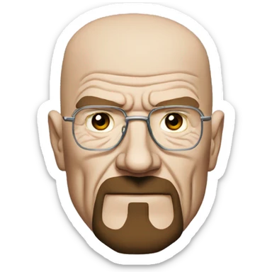 walter white from breaking bad sticker