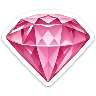 Diamante rosa sticker