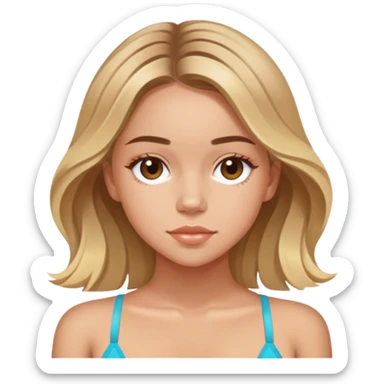 sydney sweeney sunbathing  sticker