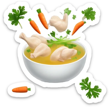 chicken broth  sticker