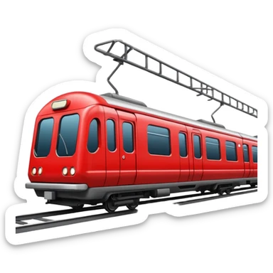 Moscow metro train sticker
