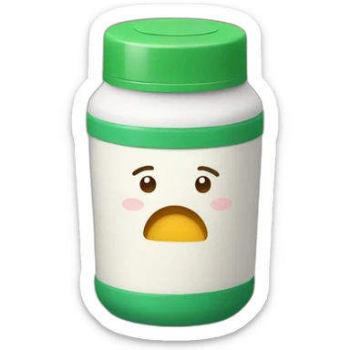 A shaker of Protein sticker