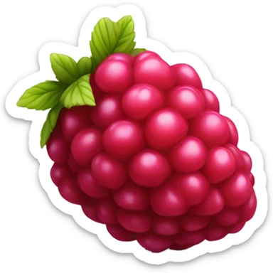 Raspberry sticker