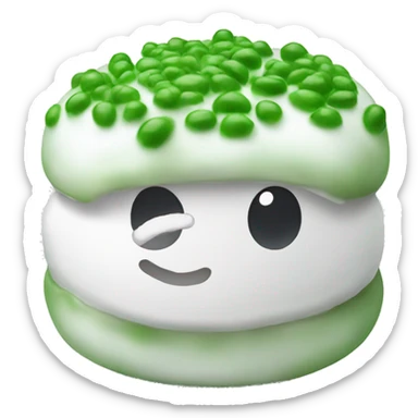 Klepon - indonesian dessert emoji sticker