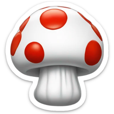 Super Mario mashroom  sticker