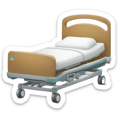 hospital bed sticker