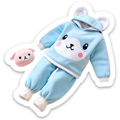 Утренний кофе — уютный свитер, джинсы, мягкие тапочки, и чашка горячего кофе. sticker