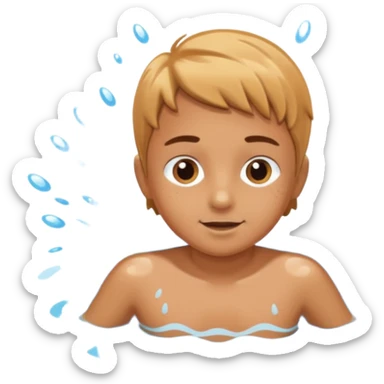 child swim sticker